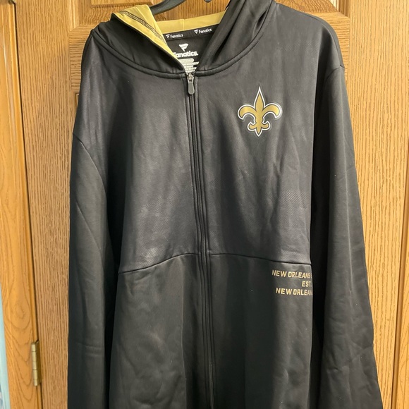 Fanatics Other - New Orleans Saints NWT zip up jacket 3xl